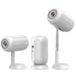 TS-6 Android 11 WiFi6 4K Mini Projector Hidden Lift Gimbal Projector UK Plug(White) - free shipping - PMC Jewellery - Order now!