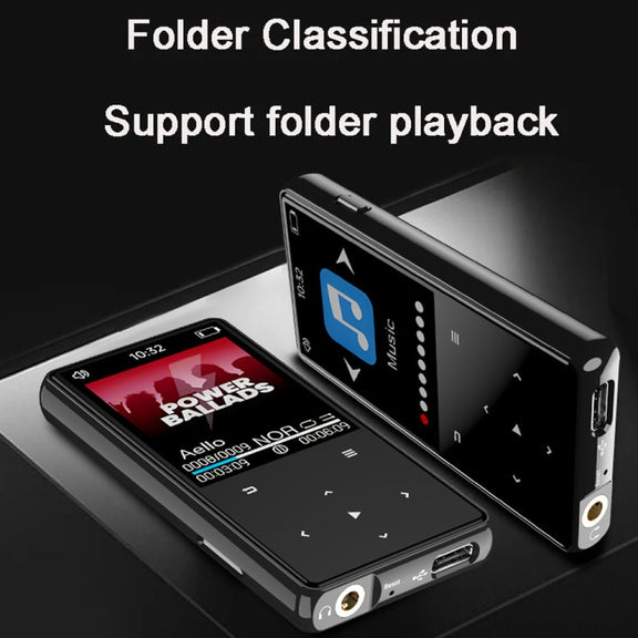 Bluetooth MP3/MP4 Music Player Portable Walkman, Memory: 16GB(Black)