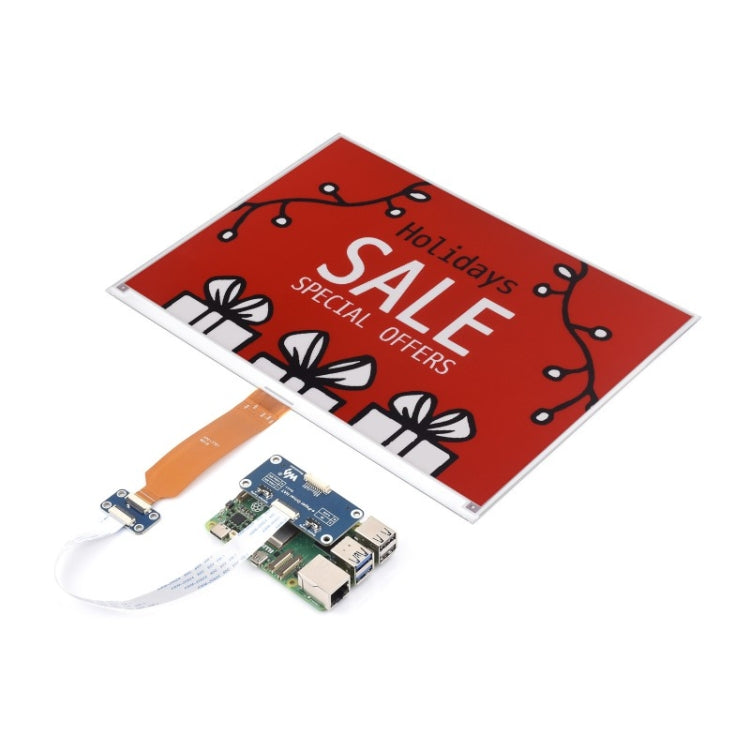 Waveshare 13.3inch 960��680 Pixels SPI Communication E-Ink Display, Spec: Module Version