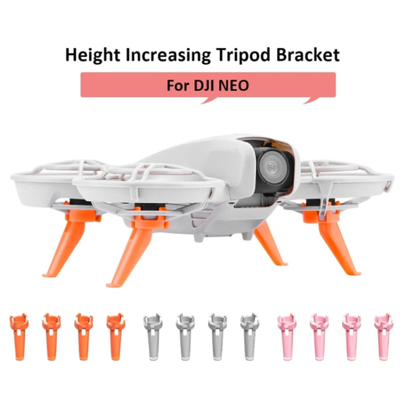 For DJI Neo Drone BRDRC Landing Gear Heightened Gear Support Leg Accessories(Orange)