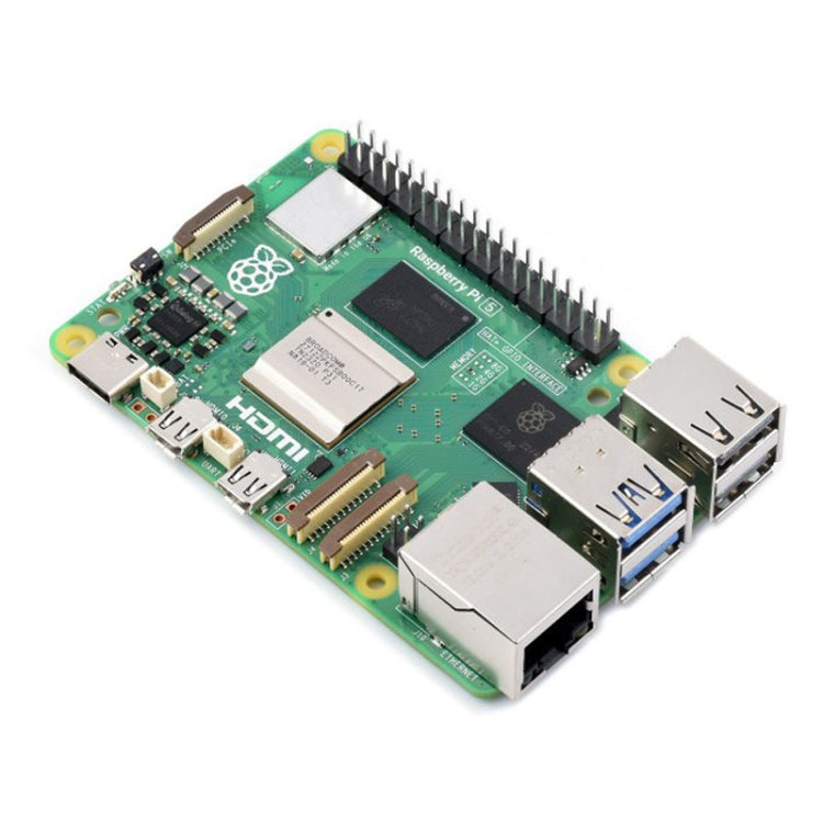 Waveshare For Raspberry Pi 5 2.4GHz Quad-Core BCM2712 Processor Development Board, Spec: 2GB