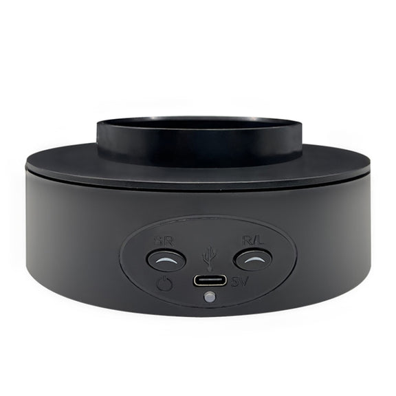 Intelligent Electric Roundabout 360 Degree Rotating Disc Table Live Shooting Video Props(Black)