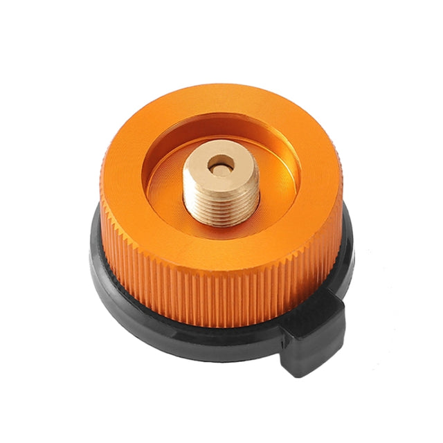 Outdoor Camping Gas Cylinder Adapter Stove Connector Closed Snap Gas Canister Converter, Color: Large Yellow