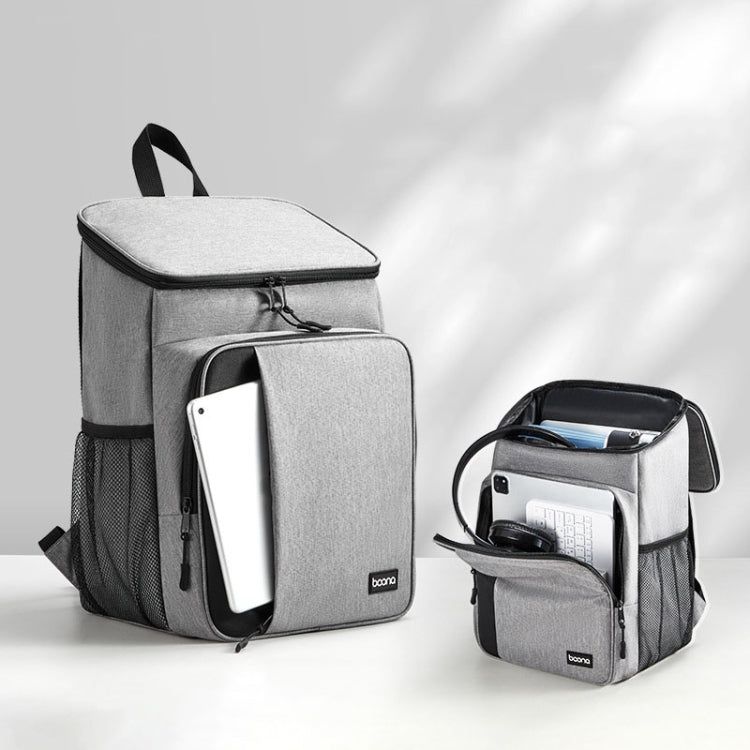 Baona BN-K012 Multifunctional Large-capacity Laptop Backpack Business Backpack(Black)