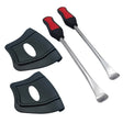 Motorcycle Tire Removal Installation Rim Protector+Pry Bar(Black) - Maintenance tools by PMc TechLife | Online Shopping South Africa | PMc TechLife | Buy Now Pay Later Mobicred