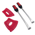 Motorcycle Tire Removal Installation Rim Protector+Pry Bar(Red) - Maintenance tools by PMc TechLife | Online Shopping South Africa | PMc TechLife | Buy Now Pay Later Mobicred