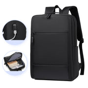 Large-capacity Travel Business Water-resistant Laptop Backpack(Black)