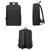 Large-capacity Travel Business Water-resistant Laptop Backpack(Black)