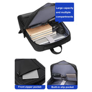 Large-capacity Travel Business Water-resistant Laptop Backpack(Black)