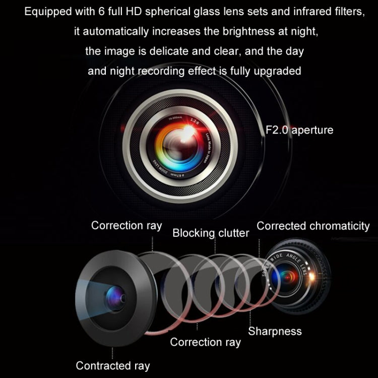 Car AHD Rear View High Definition Night Vision Reversing Camera, Specifications: AHD720P+170 Degrees