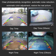 Car AHD Rear View High Definition Night Vision Reversing Camera, Specifications: CCD 12 Lights
