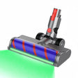 For Dyson V6 Soft Velvet Suction Head With Full Range Dust Display Light - For Dyson Accessories by PMC TechLife | Online Shopping South Africa | PMC TechLife | Buy Now Pay Later Mobicred