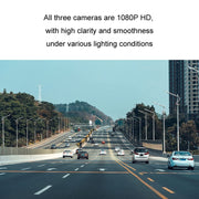 Car HD WIFI Interconnected Triple Camera Driving Recorder, Specification: WIFI Interconnection