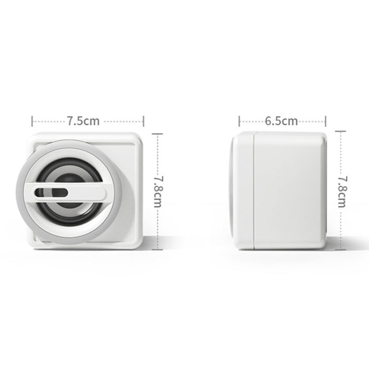 K1 Mini Desktop Computer Wired Speakers USB Subwoofer Speaker, Color: Light Edition Purple