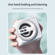 K1 Mini Desktop Computer Wired Speakers USB Subwoofer Speaker, Color: Light Edition White