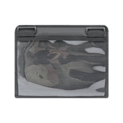 Car Seat Back Water-resistant Transparent Tablet Storage Bag(Black)