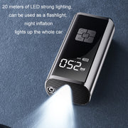 Electric Vehicle Lighting Tire Air Pump Tire Pressure Detection(Wired Model)