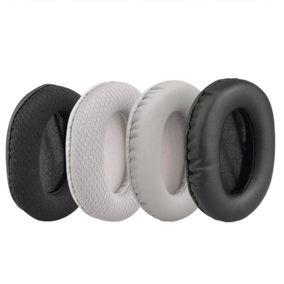 1pair For Razer Opus X Headphone Replacement Sponge Cover Ear Pad Accessories(Gray Leather)