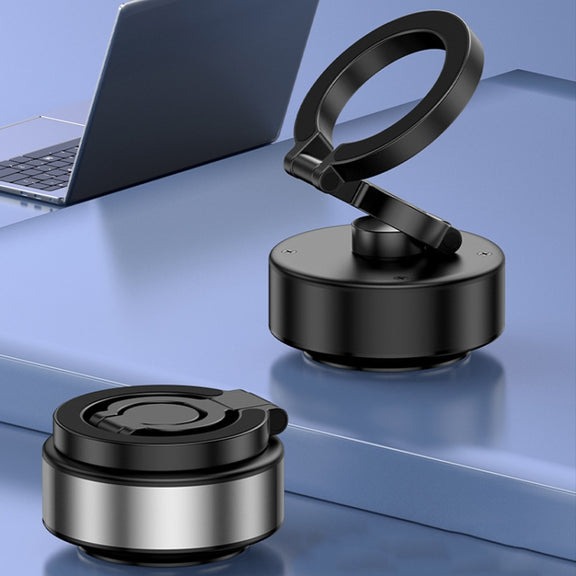 D1 Rotatable Magnetic Finger Ring Clip Car Phone Navigation Holder(Black)
