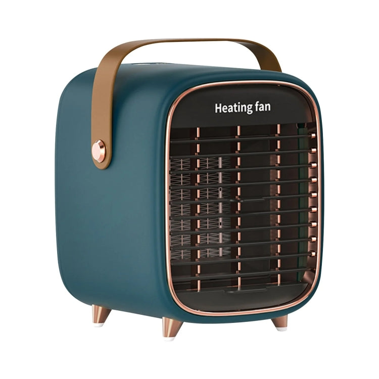 Y36 Mini Portable Desktop Heater Home Office Electric Heater, Color: US Plug Green