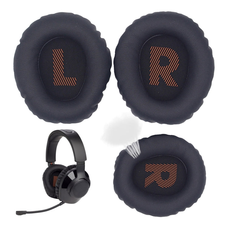 1pair For JBL Quantum 350 / 360 Headphone Leather Sponge Cover Earmuffs(Green)