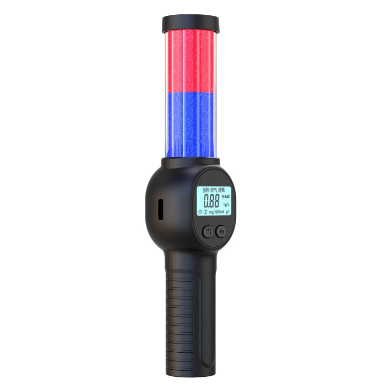 Portable Personal Alcohol Tester High-precision Breathalyzer with Alarm Light English Version