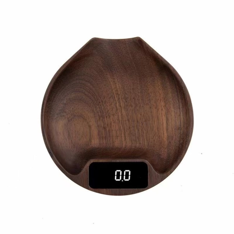 100g/0.1g Wood Electronic Tea Coffee Scale Kitchen Bar Scale(Ebony)