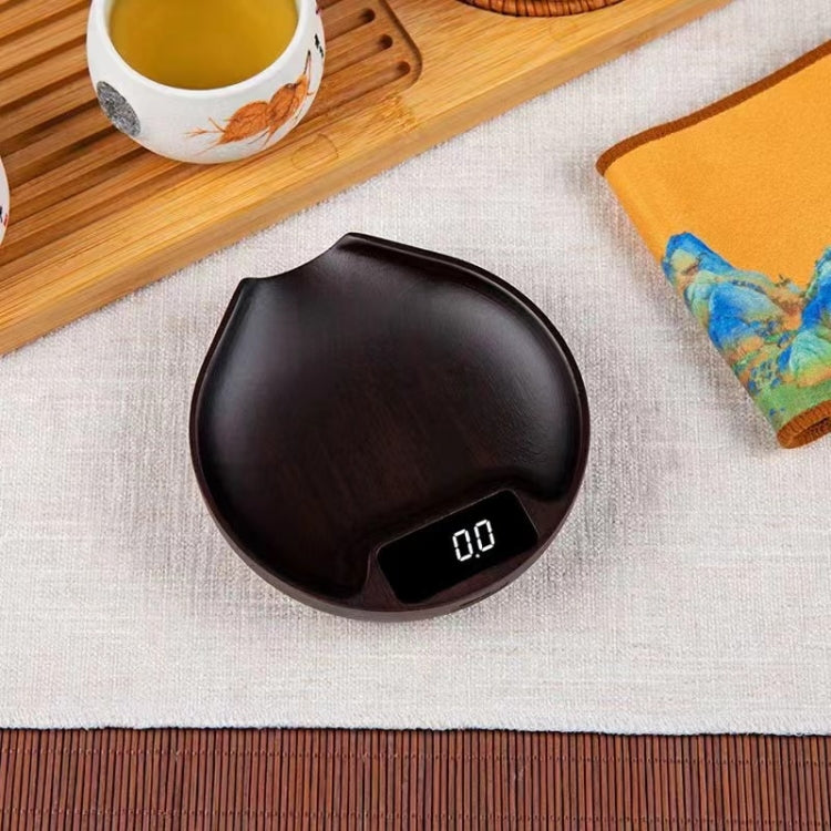 100g/0.1g Wood Electronic Tea Coffee Scale Kitchen Bar Scale(Ebony)