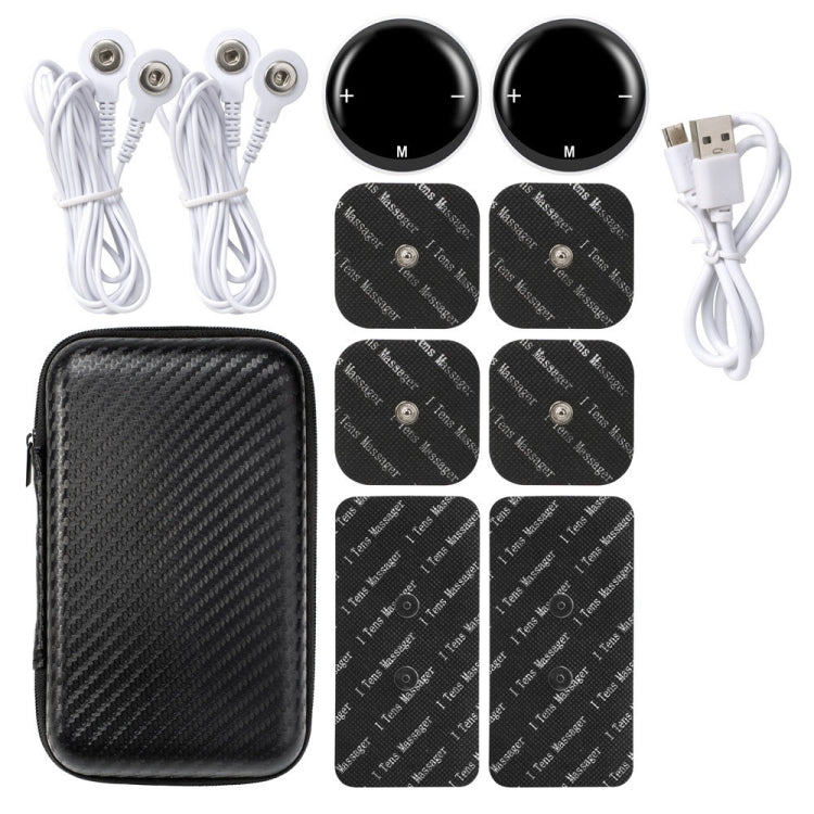 Cervical Massager EMS Pulse Therapy Device Full Body Massage Patch, Spec: Double Host Without Remote