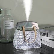 Desktop Small Crystal Bag Humidifier Aroma Ambient Lighting, Color: White Plug-in