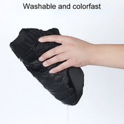 Large Electrical Bike Warm Breathable Non-Slip Cushion Cover(Black)