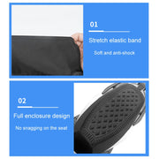 Medium Electrical Bike Warm Breathable Non-Slip Cushion Cover(Brown)