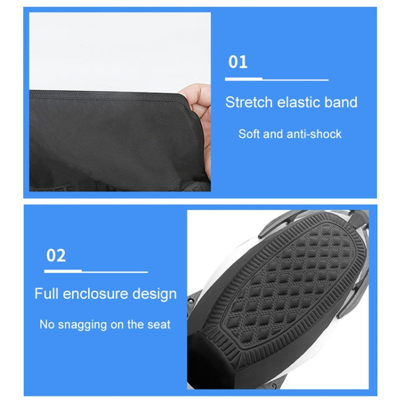 Medium Electrical Bike Warm Breathable Non-Slip Cushion Cover(Brown)