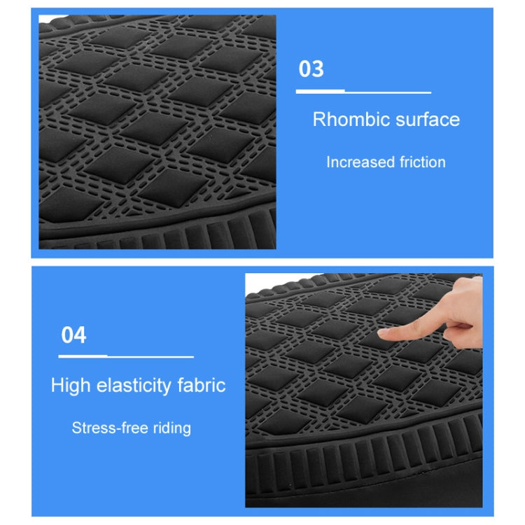 Medium Electrical Bike Warm Breathable Non-Slip Cushion Cover(Brown)