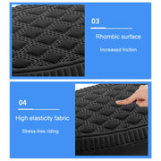 Medium Electrical Bike Warm Breathable Non-Slip Cushion Cover(Brown)