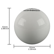 Car Modification Ghost Face Sphere Manual Shift Header(White)