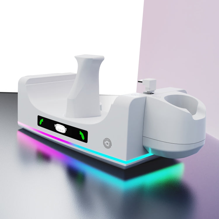 iplay Universal VR Storage Rack Charging Wall Mount with RGB Lighting