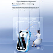 Portable Carbon Monoxide Detector Outdoor Home Detection Alarm(Gray)