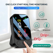 3 In 1 Multifunctional Portable Carbon Monoxide Detector(White)