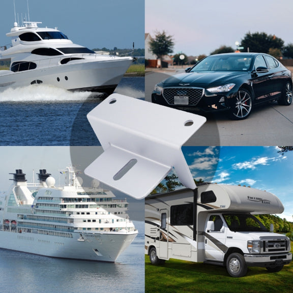 113pcs /Set RV Yacht Solar Panel Z-Shaped Aluminum Alloy Bracket(White)