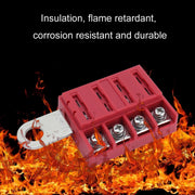 4-way RV Yacht Ignition Protection Battery Terminal Fuse Block, Specification: One