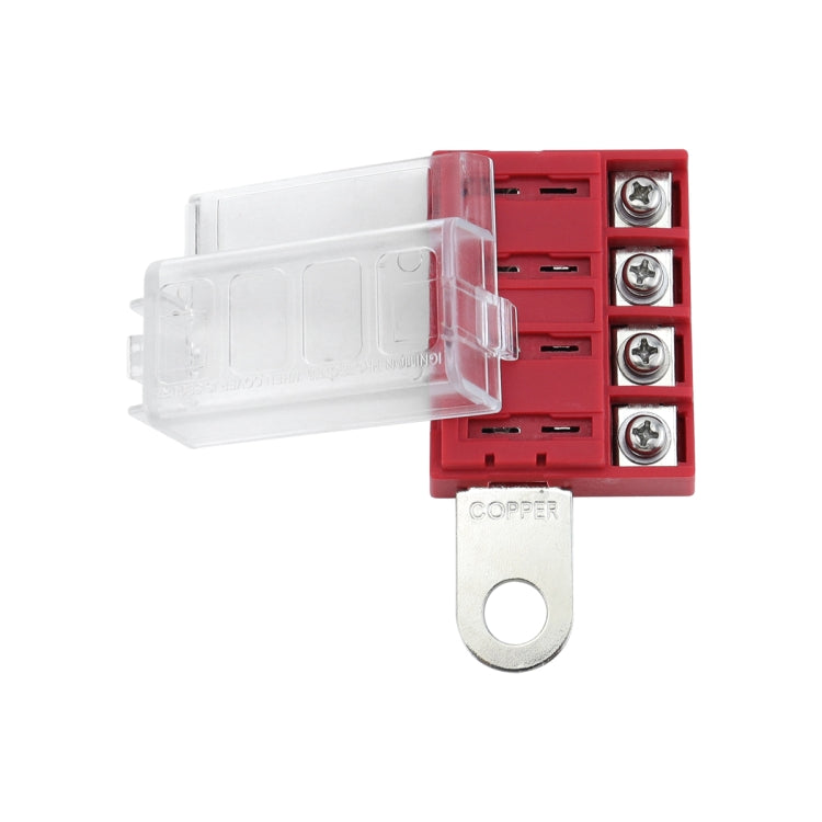 4-way RV Yacht Flame Retardant Water-resistant Battery Terminal Fuse Block(One)