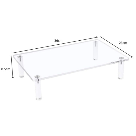 YX136 Desktop Acrylic Laptop / Printer Raised Stand