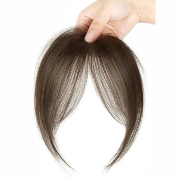 Ladies Hair Volume Enlargement Fluffy Simulation Bangs Wig Piece(Light Brown)