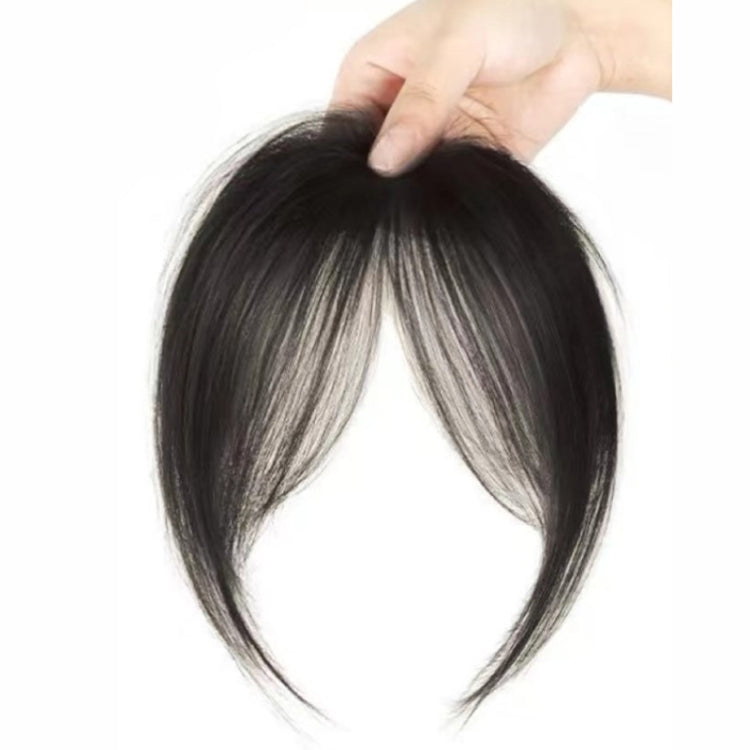 Ladies Hair Volume Enlargement Fluffy Simulation Bangs Wig Piece(Black)