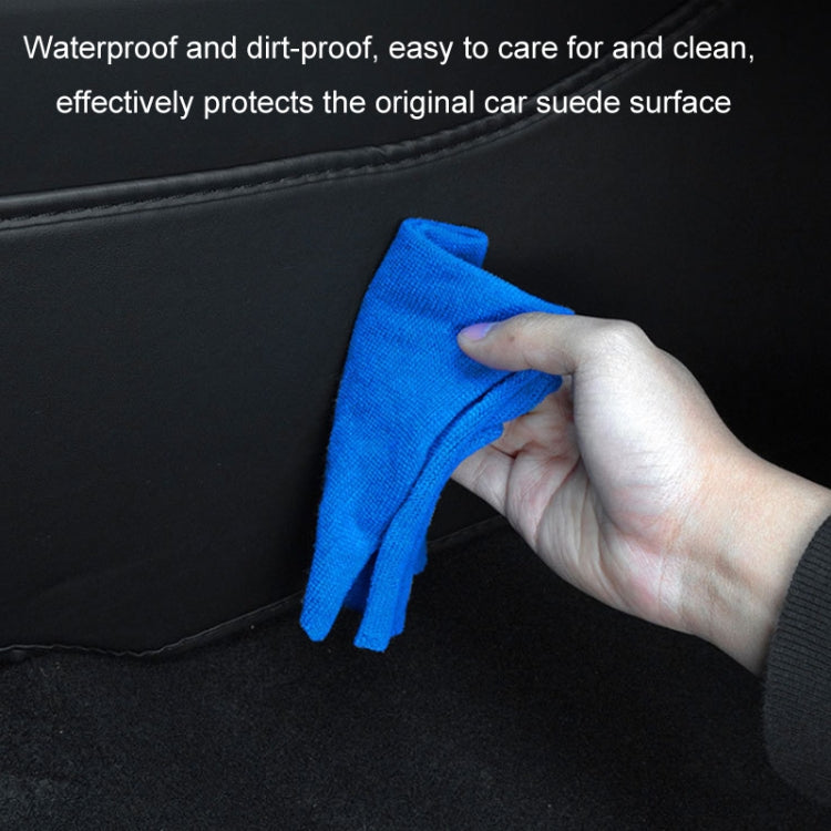 For Tesla Center Console Side Anti-kick Protective Pad, Style: For 2024 Model 3 Rear Row TPE