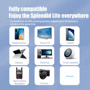 Asian Version U8-5M 4G WiFi Dongle USB Plug-In Router Mobile Hotspot