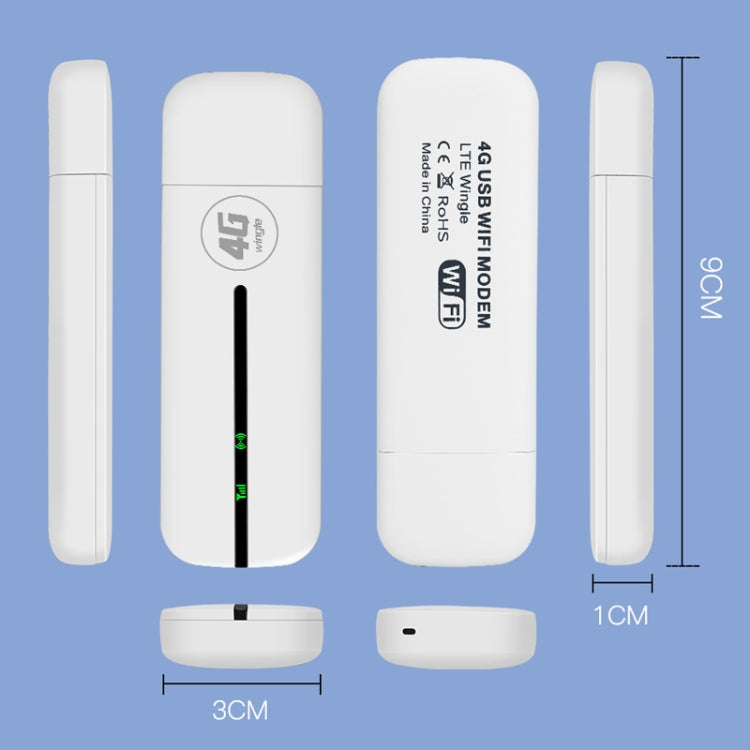 Asian Version U8-5M 4G WiFi Dongle USB Plug-In Router Mobile Hotspot