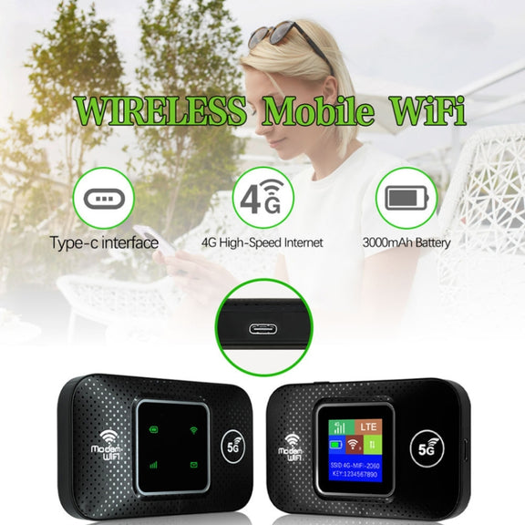 M9S-LED Eurasian Version 4G Portable WiFi Plug-in Wireless Router Car WiFi