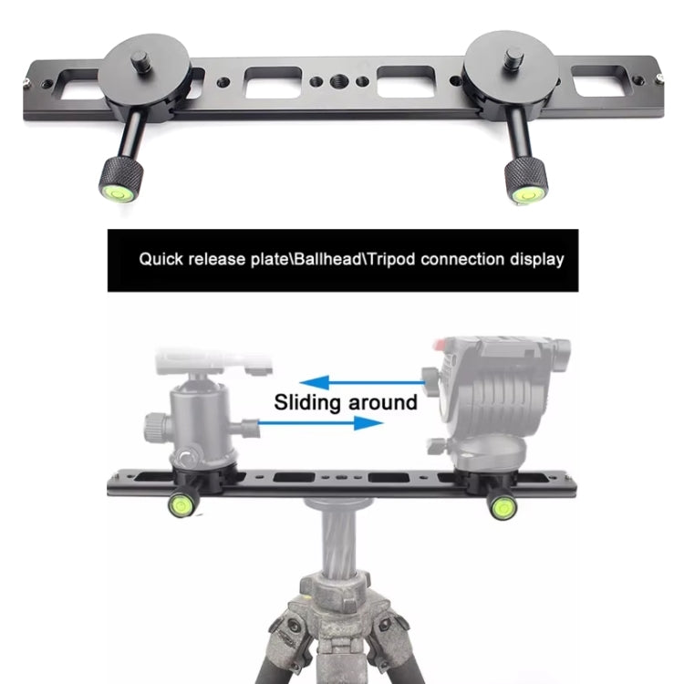 Double Camera Bracket Arca Swiss Quick Release Plate, Spec: Movable Base